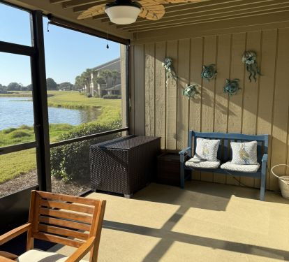 Screened patio