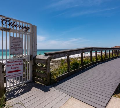 Ciboney Beach Access directly across the street.